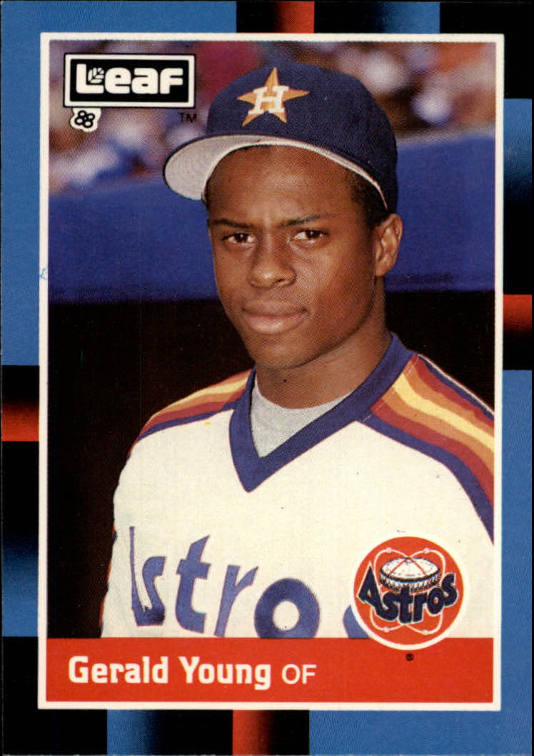 1988 Leaf/Donruss Baseball Cards       210     Gerald Young
